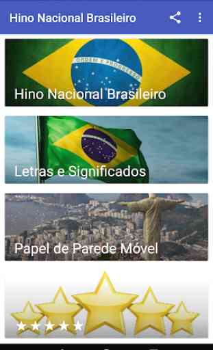 Hino Nacional Brasileiro e papel de parede móvel 1