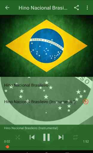 Hino Nacional Brasileiro e papel de parede móvel 2