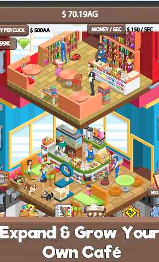 Idle Cafe Tycoon - My Own Clicker Tap Coffee Shop 3