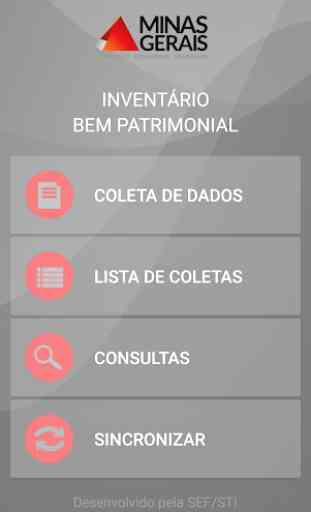 Inventário App: Governo de Minas Gerais 2