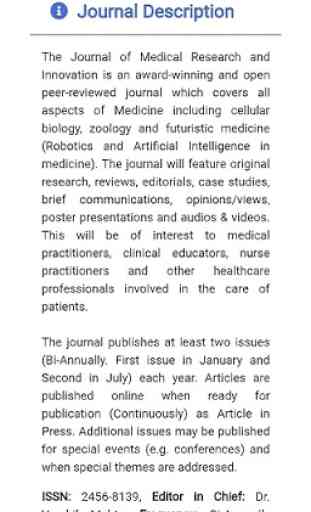 Journal of Medical Research and Innovation (JMRI) 2