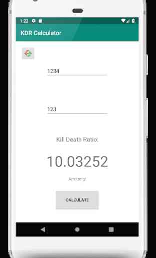 Kill Death Ratio Calculator 2