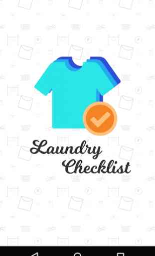 Laundry Checklist 1