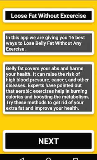 Loose Belly Fat Without Excercise 1