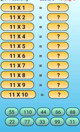 Math Tables 4
