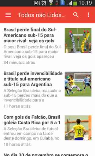 Notícias da Seleção Brasileira 1