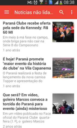 Notícias do Paraná Clube 1