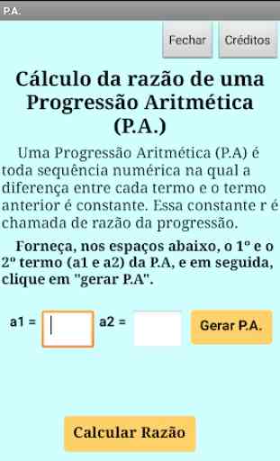 PA – Progressão Aritmética 2