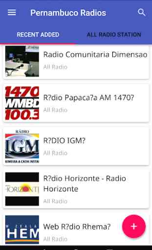 Pernambuco Todas as estações de rádio 1