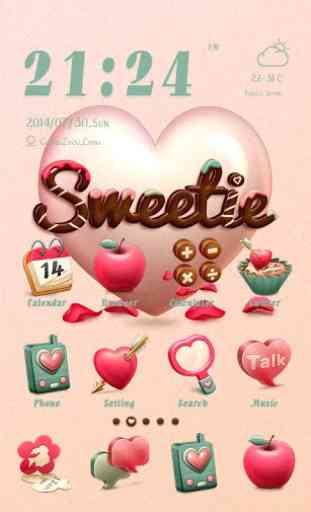 Sweetie Theme - ZERO launcher 1