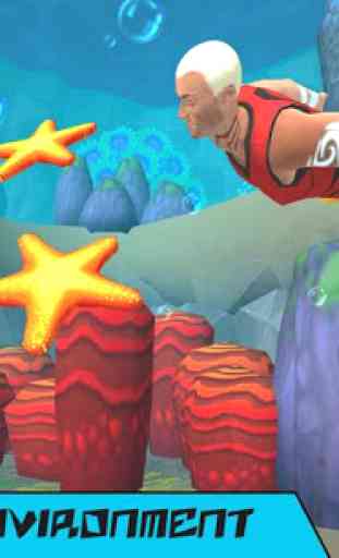 Underwater Aqua Hero: Water Adventure 2