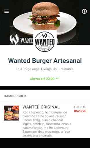 Wanted Burger Artesanal 1