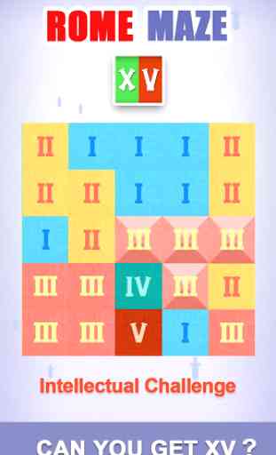 XV - Rome number puzzle game 2