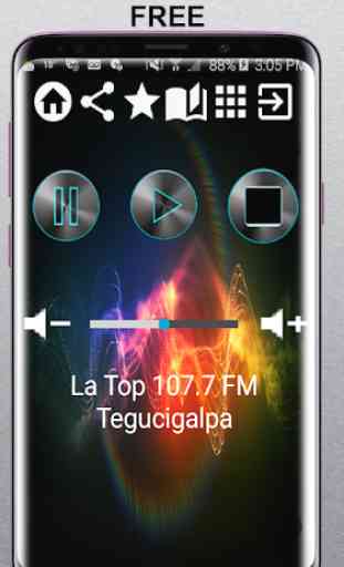 Radio La Top 107.7 FM Tegucigalpa HN Radio App En 1
