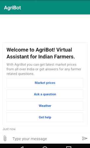AgriBot - Virtual Assistant for Farmers 1