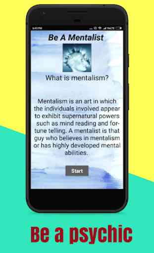 Be a mentalist - Invoke mentalist or psychic power 2
