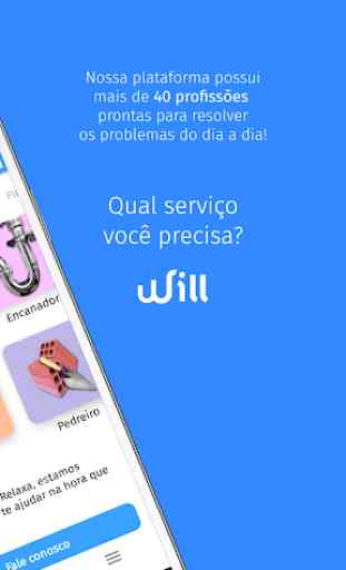 ChamaWill – Qual serviço você precisa? 2