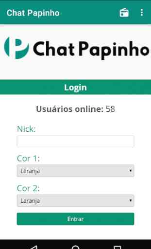 Chat Papinho - Bate-papo online grátis. 1