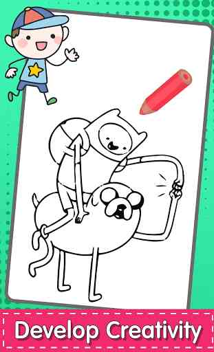 Coloring Adventure: finn and jake 2