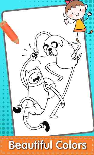 Coloring Adventure: finn and jake 3