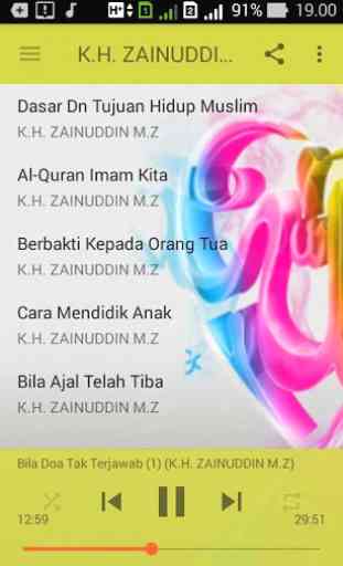 Daftar Kumpulan Ceramah Kyai Haji Zainuddin M.Z. 4