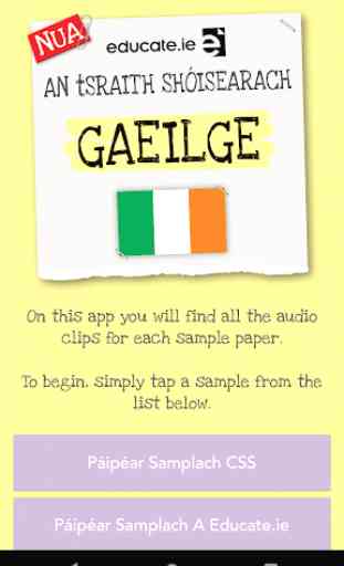 Educate.ie Gaeilge Exam Audio 1