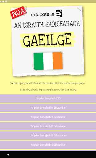 Educate.ie Gaeilge Exam Audio 3