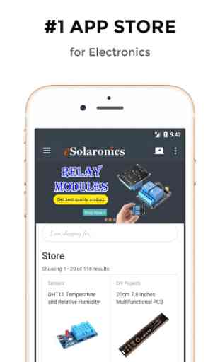 eSolaronics - App Store for DIY Electronic Parts 1