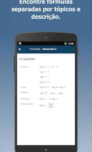 Fórmulas - Matemática 2