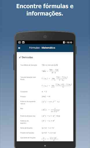 Fórmulas - Matemática 4