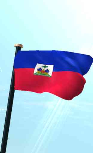 Haiti Bandeira 3D Gratuito 1