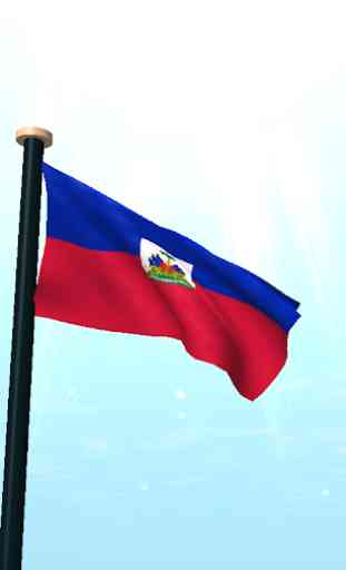 Haiti Bandeira 3D Gratuito 2