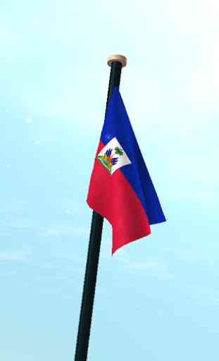 Haiti Bandeira 3D Gratuito 3