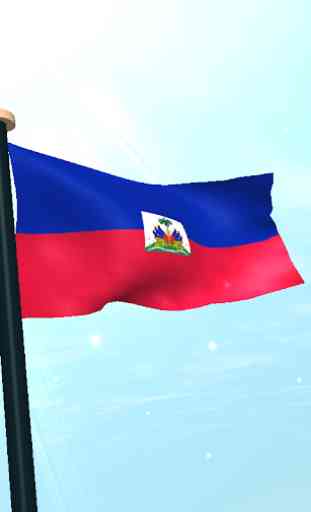 Haiti Bandeira 3D Gratuito 4
