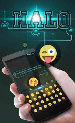 Halo GO Keyboard Theme & Emoji 2