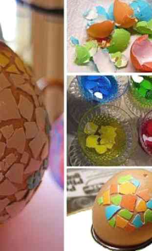 Idéias de artesanato DIY Eggshell 1