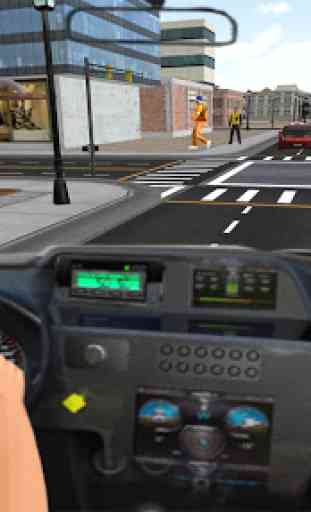 inteligente Táxi dirigindo simulador 4