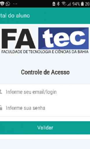 Jaguar Fatec/Ba - Portal de alunos 1