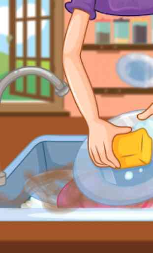 jogos de limpeza menina: limpeza da casa do bebê 4
