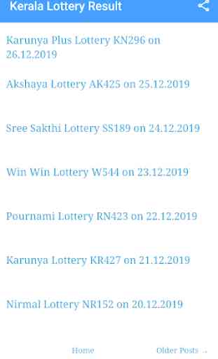 Kerala Lottery Result 3