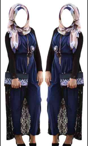 Latest Hijab Twin Photo Suit 2