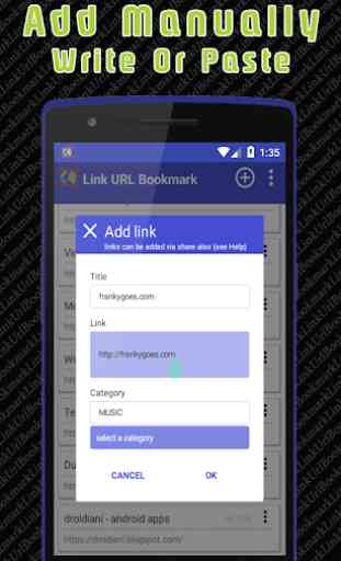 Link URL Bookmark - favorite links in your pocket 3