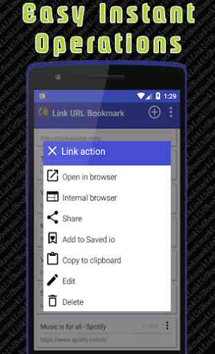 Link URL Bookmark - favorite links in your pocket 4