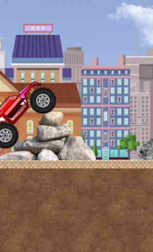 Monster Truck – rush the road and end the level 2