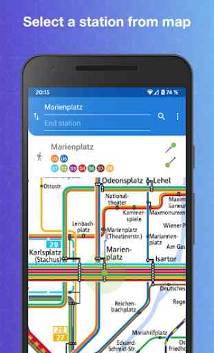 Munich Subway - new MVV map and route planner 2