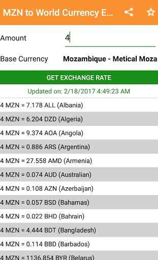 MZN to All Exchange Rates & Currency Converter 2