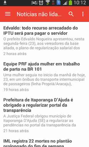 Notícias de Aracaju 1