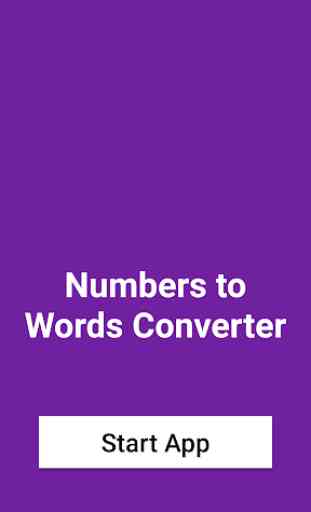 Numbers to Words Converter 1