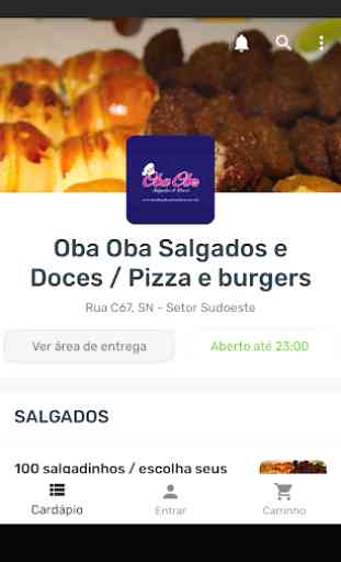 Oba Oba Salgados e Doces / Pizza e burgers 1
