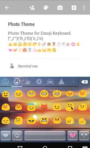 Photo Emoji Keyboard Theme 2